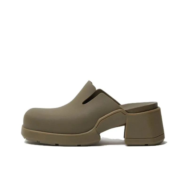 MIISTA Wrap-toe Slippers Women's Green-0