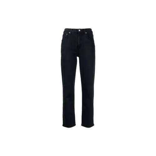 AGOLDE Cropped Low-rise Straight-leg Jeans