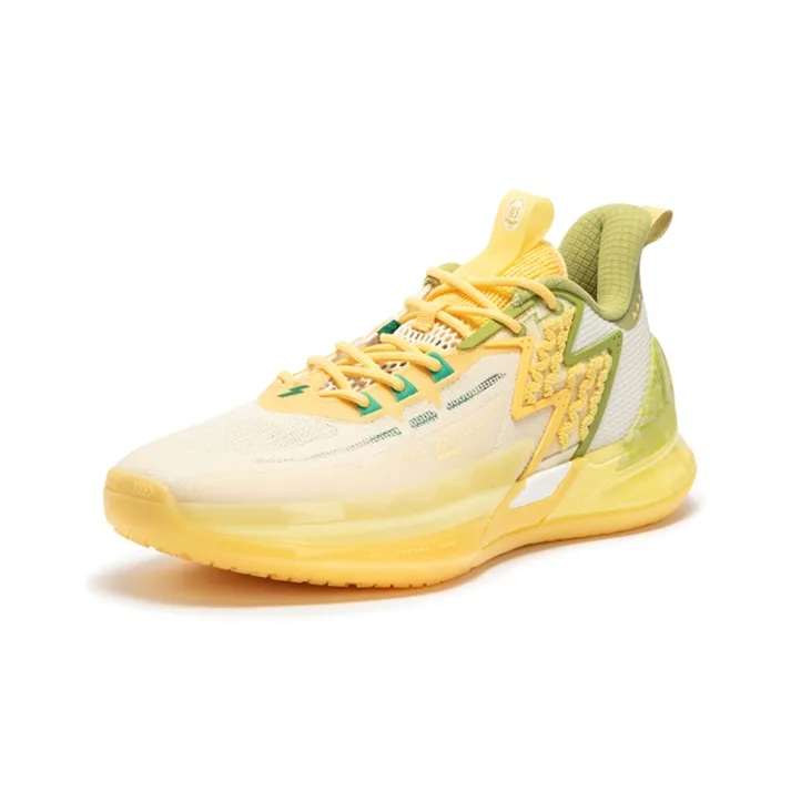 361° BIG3 4.0 PRO Basketball Shoes Men Low Top Sago/Smoothie Yellow-1