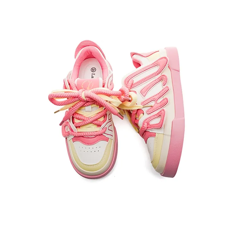 La Chapelle Height Increasing Lightweight Low-Top Skateboard Shoes Women's-12