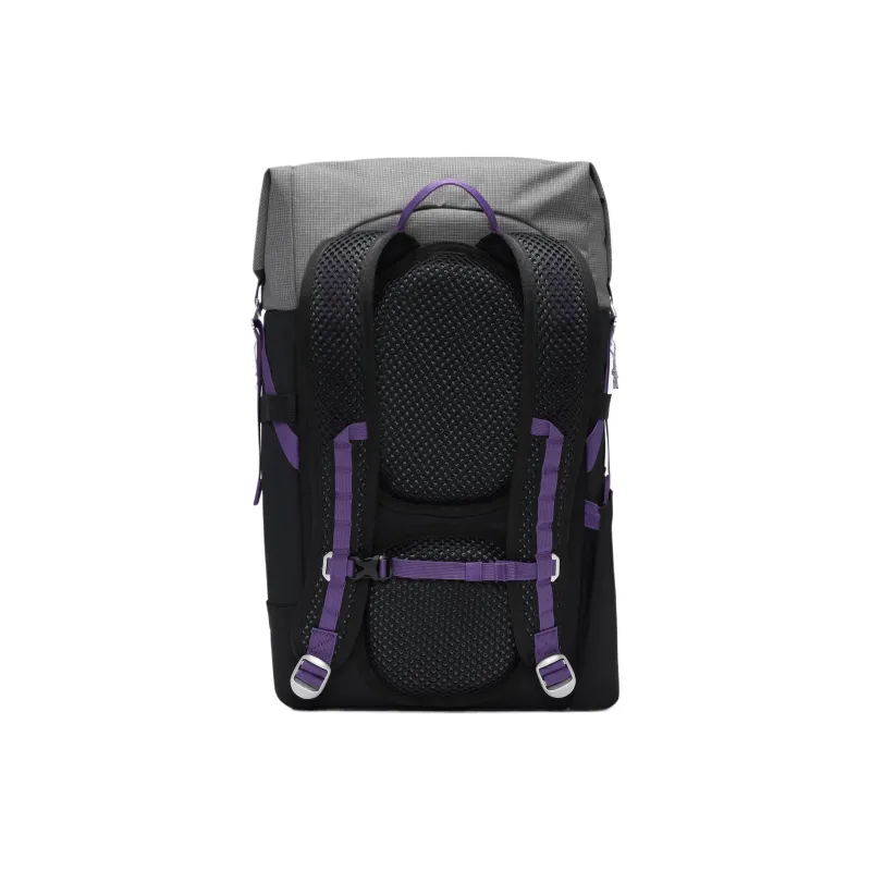 Nike Polyester Backpack Regular Unisex Black & Cool Gray & White-2