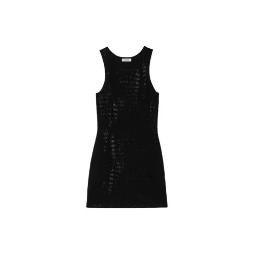 Sandro Slip Dresses Women's Black