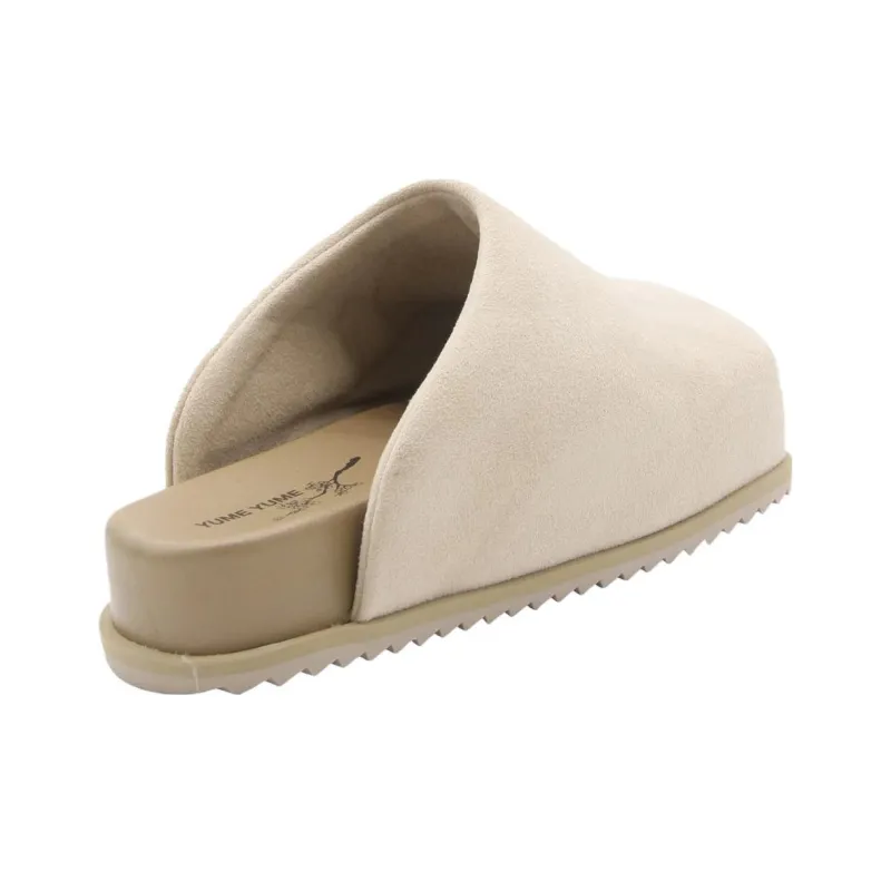 YUME YUME Wrap toe Slippers Women's Beige-3