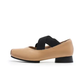 DAPHNE Casual Single Shoes 2.8cm Women's Apricot