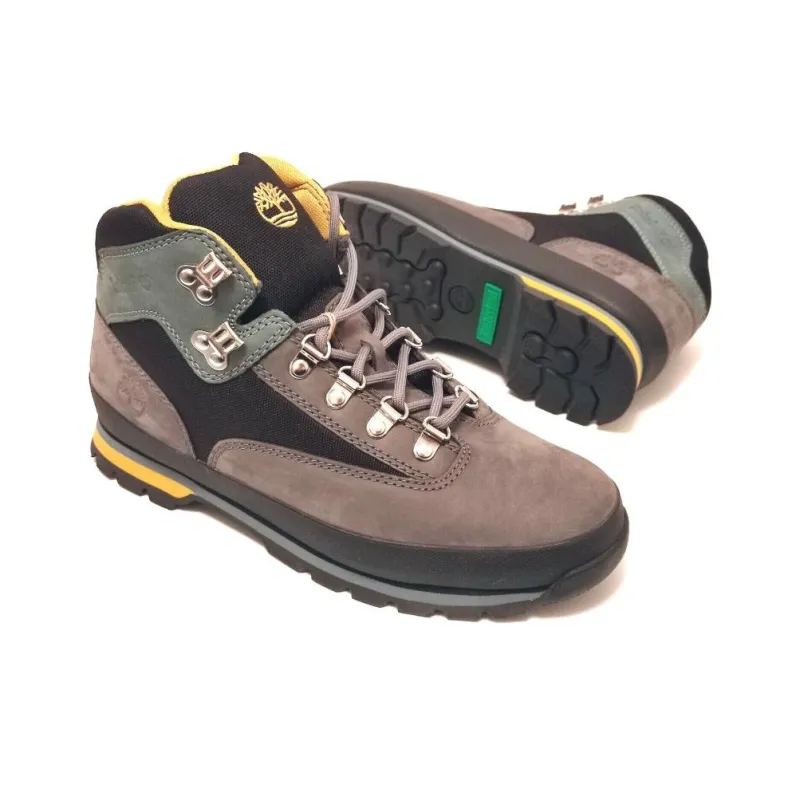 Timberland Euro Hiker Cushioning Wear Resistant Mid Top Outdoor Shoes Men's Brown-2