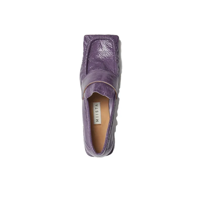 MIISTA Loafers 4.5cm Women's Purple-3