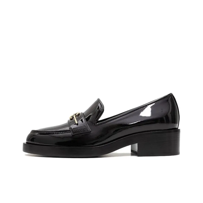 CHANEL Loafers Women's Low Top Black-0