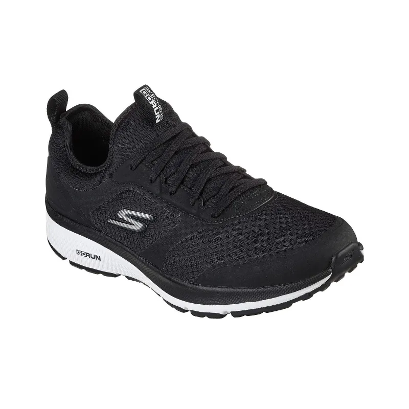 Skechers Go Run Consistent Running Shoes Men Low Top Black/White-2