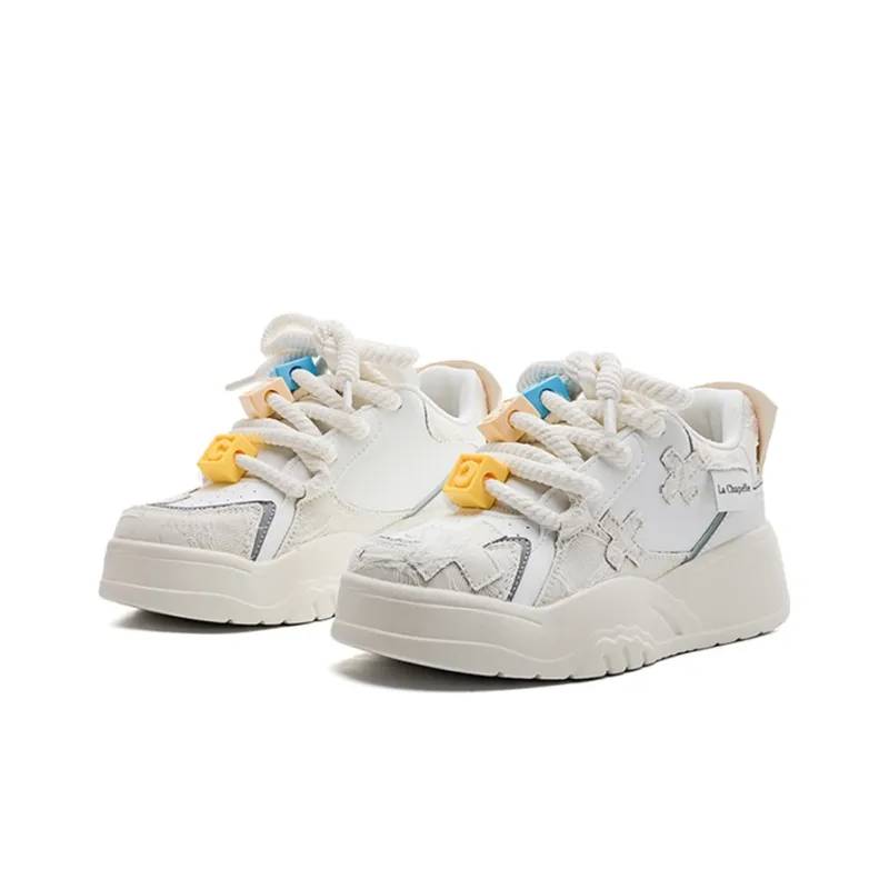 La Chapelle Height Increasing Lightweight Low-Top Skateboard Shoes Women's-1