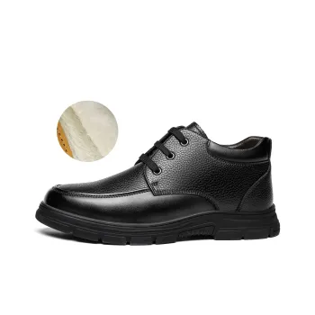 CHINT Dress Shoes Men High Top Black