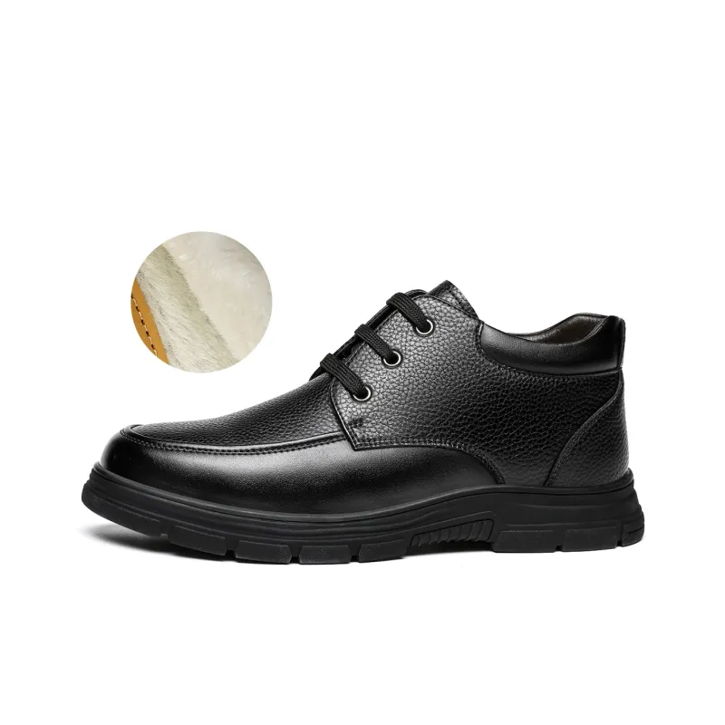 CHINT Dress Shoes Men High Top Black-0