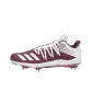 Maroon/Cloud White/Silver Metallic