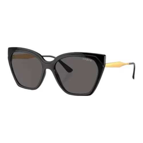 VOGUE Injection Molding Cat Eye Sunglasses Women's Black