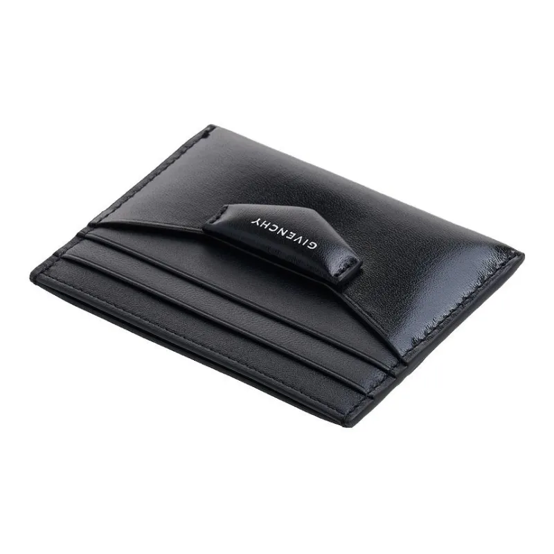 Givenchy Antigona Cow Leather Card Holder Women's Black-3
