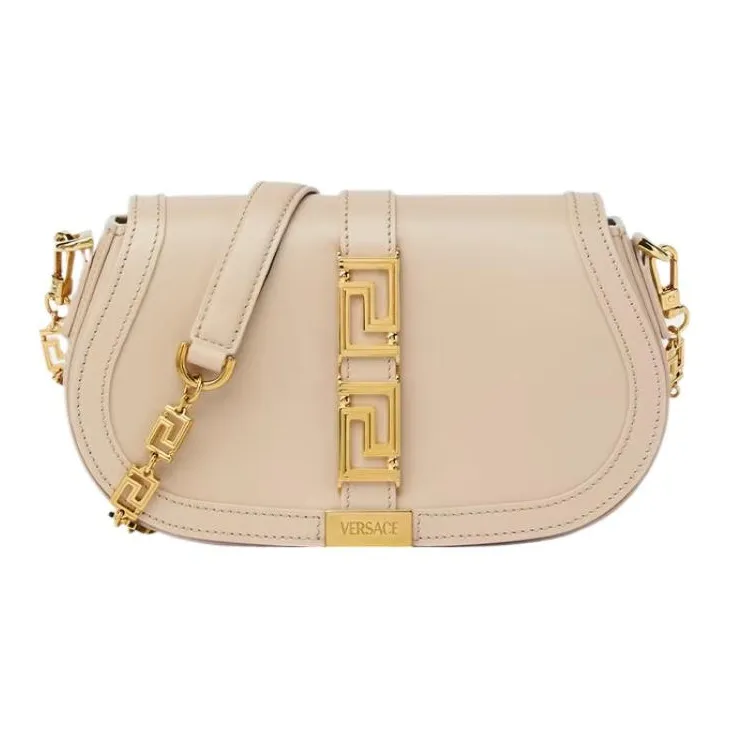 FANSIZHE Calfskin Crossbody Bag Shoulder Bag Women's Beige-0