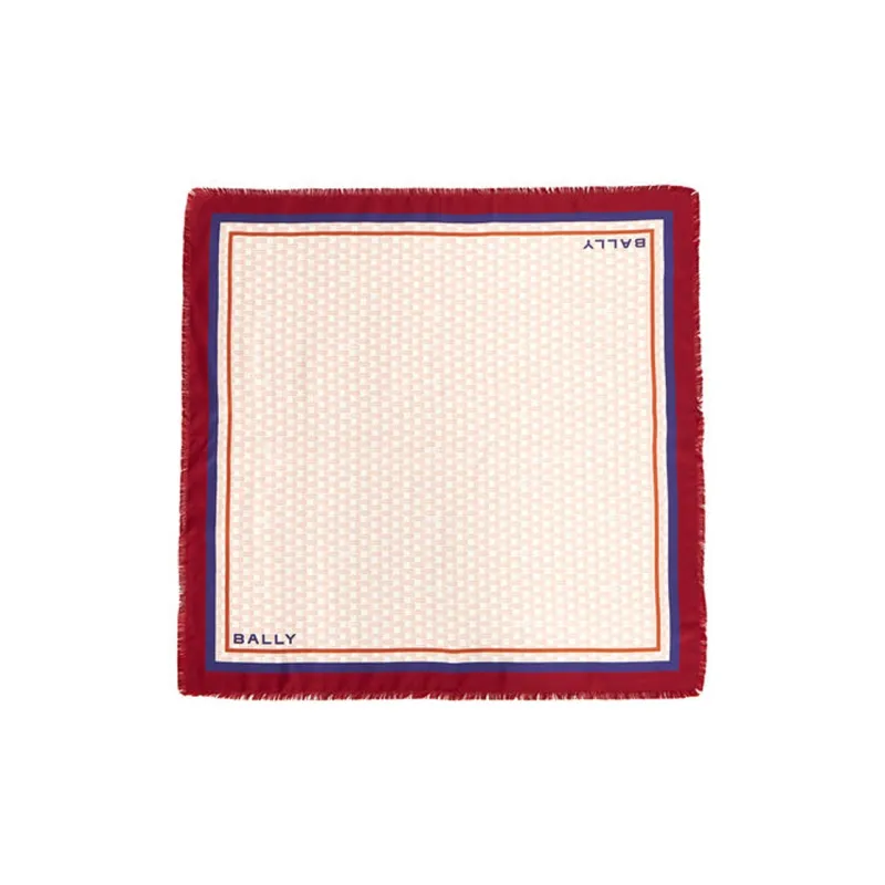 BALLY Silk Scarves Women's Pink-0