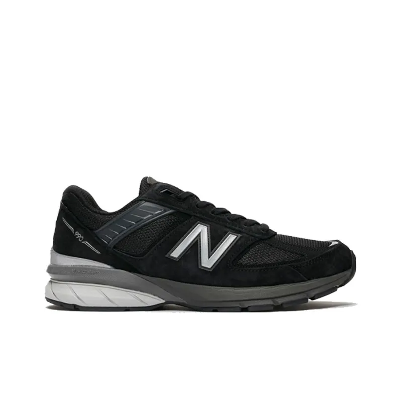 New Balance NB 990 V5 Shock Absorbers With Slip Resistant Features Low Top Running Shoes Men's Black-1
