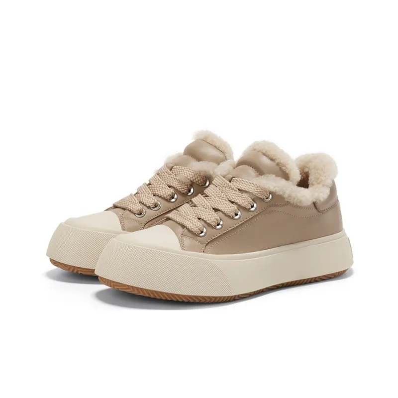 GG CC Skateboard Shoes Women's Low Top Black/Apricot-2