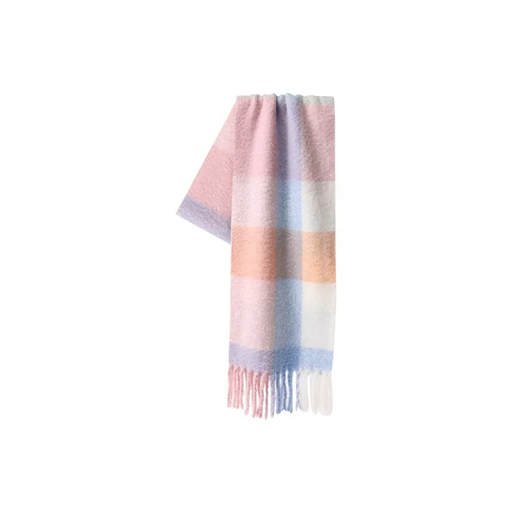 Fancet Studios Sheep Wool Knit Scarves Women's-2