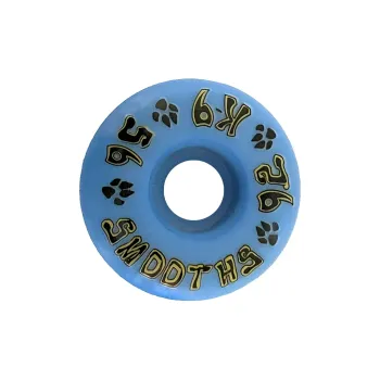 DOGTOWN Skateboard Wheels Land Surfboards 56mm X 92a-Sky Blue