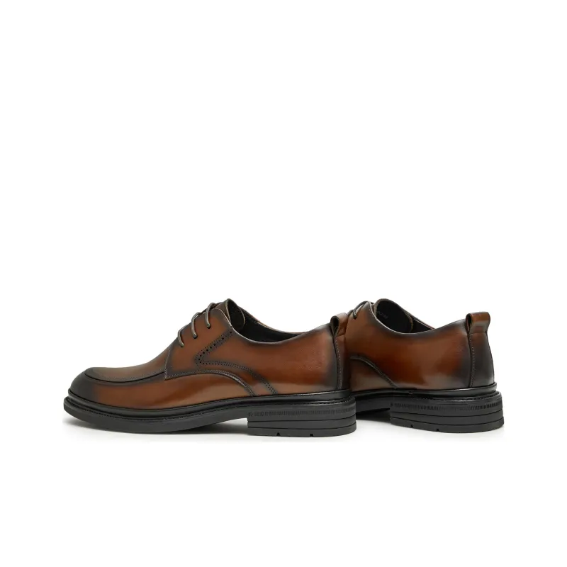 Teenmix Dress Shoes Men Low Top Solid Color-2