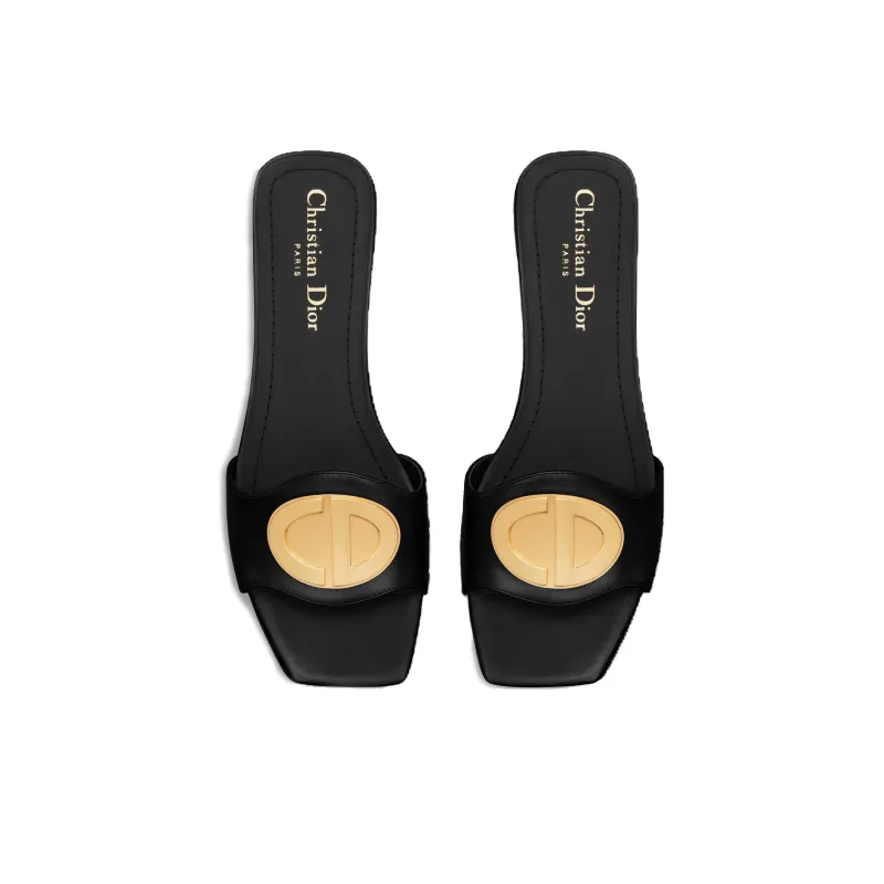 DIOR Slide Slippers Women's Black-2