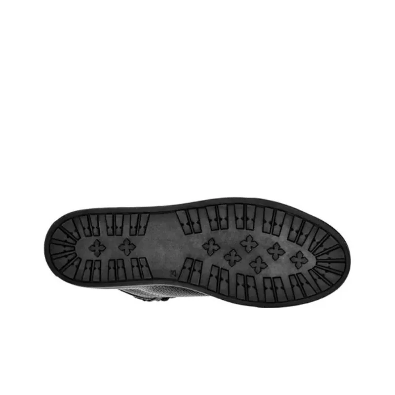 PHILIPP PLEIN High Top Skateboard Shoes Men's Black-4
