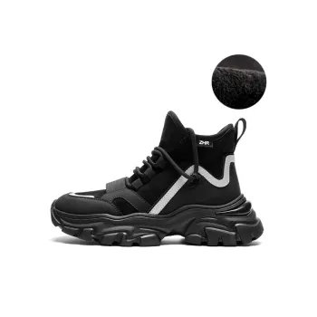 ZHR High-Top Chunky Sneakers 5cm Women's Black