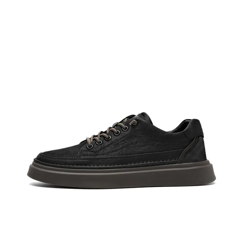 AOKANG Anti-Slip Wear-Resistant Low-Top Skateboard Shoes Men's Exclusive Box-0