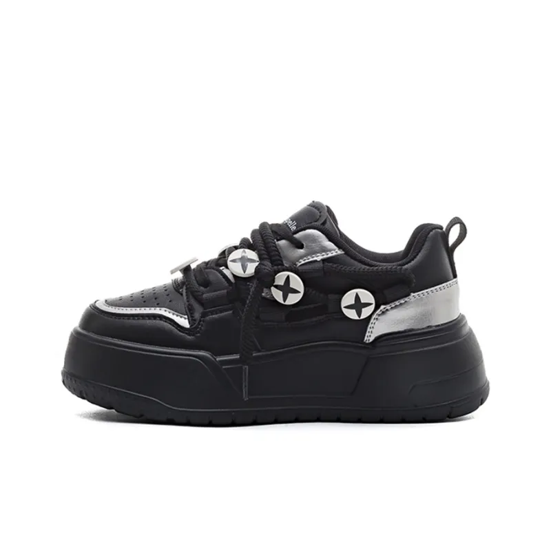 La Chapelle Height Increasing Lightweight Low-Top Skateboard Shoes Women's-20