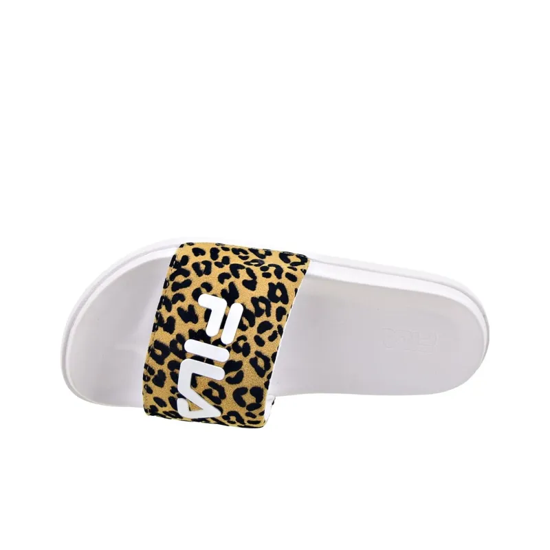 FILA DRIFTER Rubber Sole Abrasion-Resistant Slide Slippers Women's Yellow-3