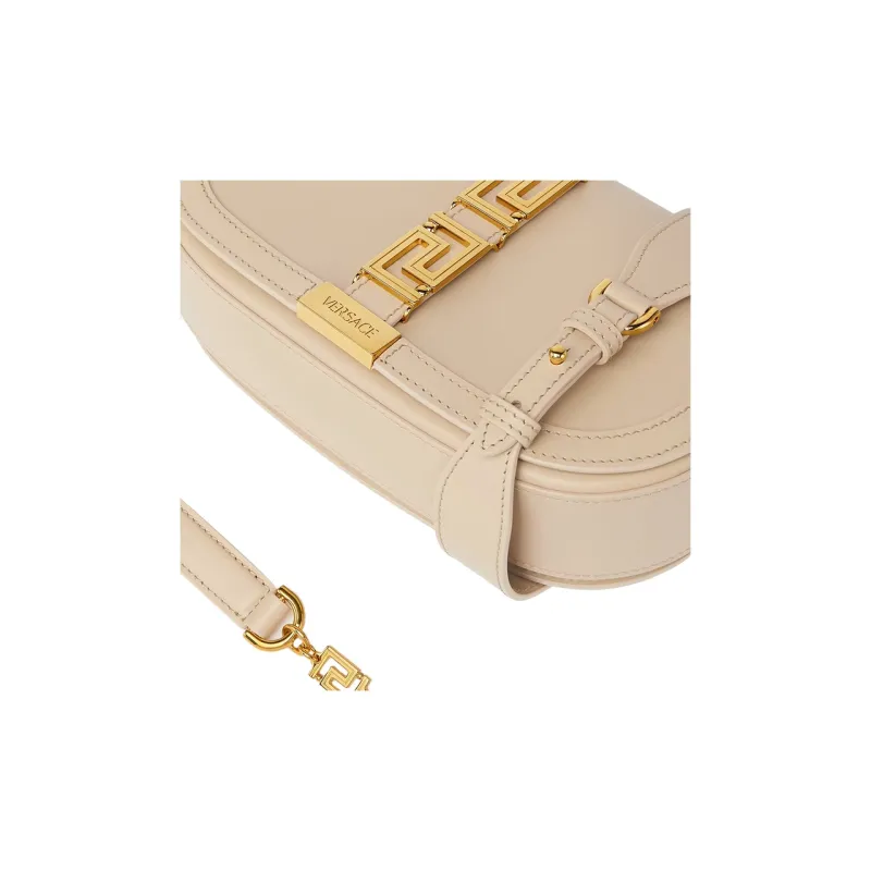 FANSIZHE Calfskin Crossbody Bag Shoulder Bag Women's Beige-3
