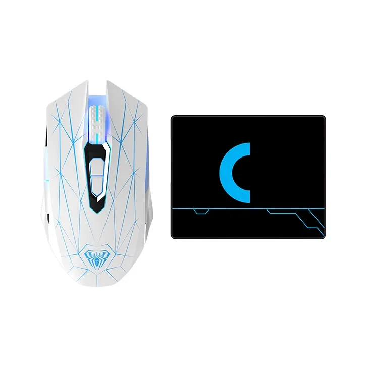 AULA S50 Crackle Edition Wired Connection Eat Chicken LOL Precise Positioning Gaming Office Wired Gaming Mouse-3