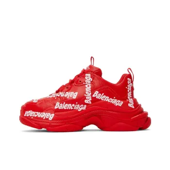 Balenciaga Triple S 'Logotype Red' Women's