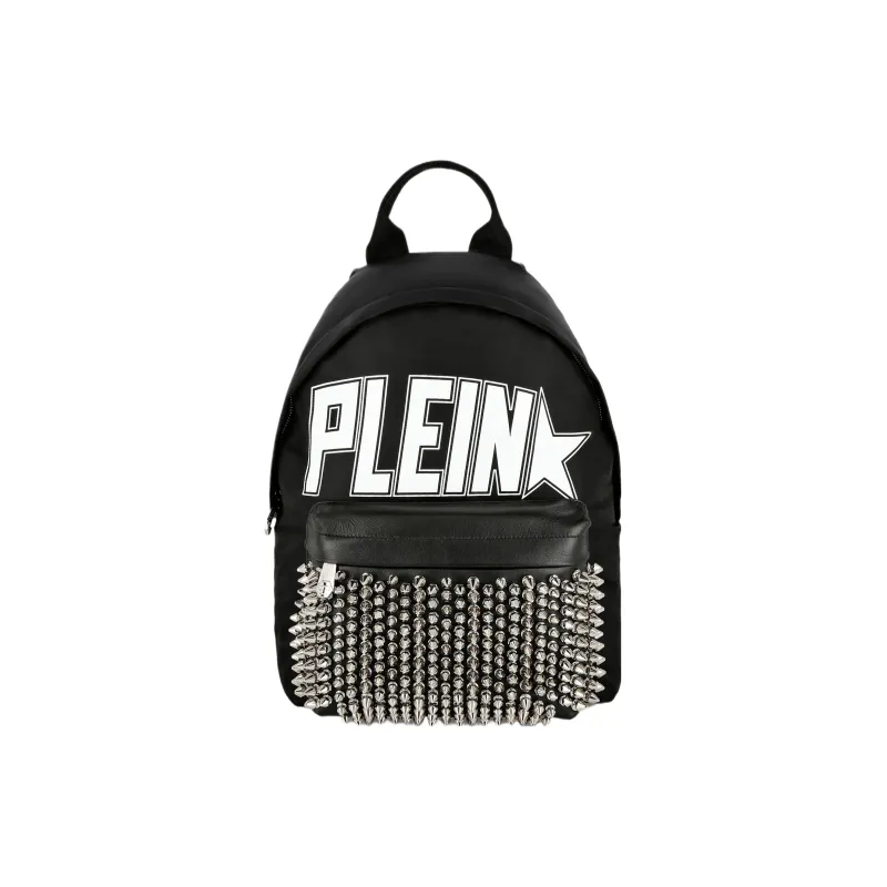PHILIPP PLEIN Calfskin Backpack Unisex Black-0