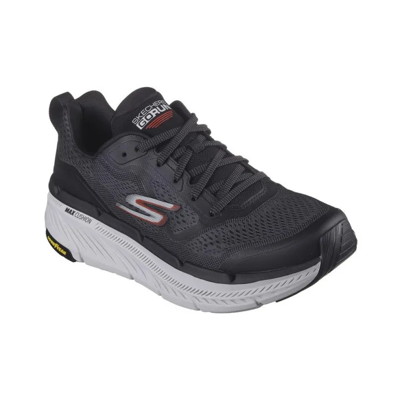 Skechers Max Cushioning Premier 2.0 Cushioned Wear Resistant Breathable Low Top Casual Shoes Men's Black-1