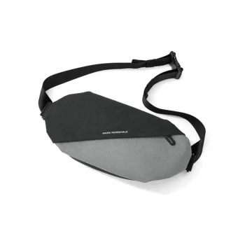 FAIRWHALE Fabric Sling Bag Men's Gray Black/Gray Blue