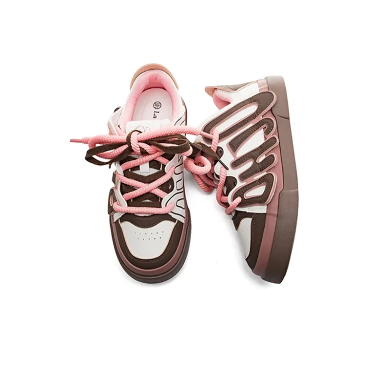 La Chapelle Height Increasing Lightweight Low-Top Skateboard Shoes Women's-2