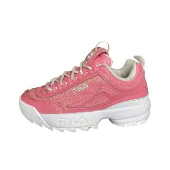 FILA Disruptor 2 Non slip Lightweight Low Top Casual Shoes Unisex Pink