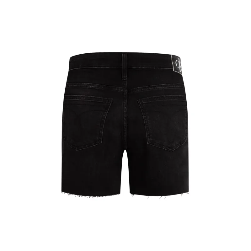 CALVIN KLEIN Denim Shorts Women's Denim Black-1