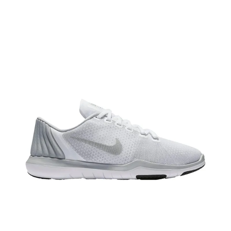 Nike Flex SupremeTrainer 5 'White Metallic Silver' Women's-1