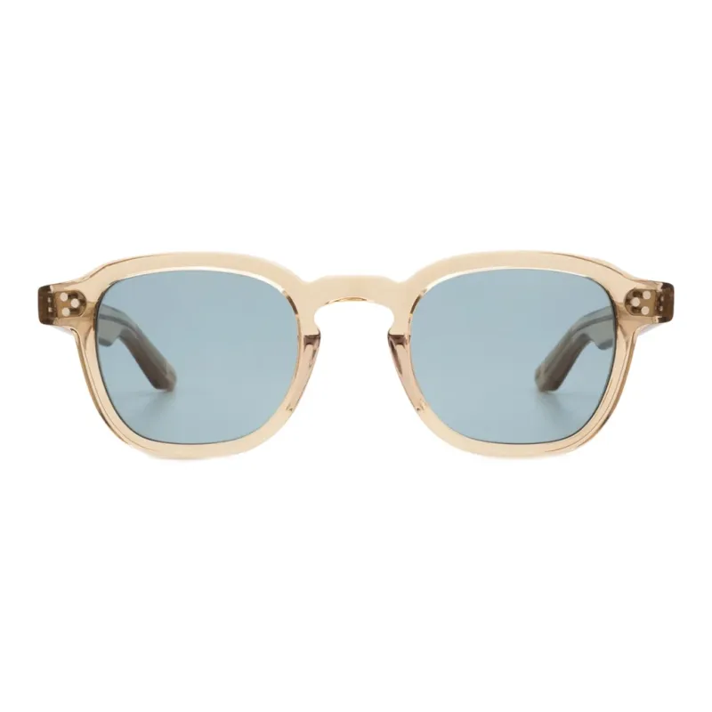 MOSCOT Acetate Irregular Shape Sunglasses Women's Light Orange-1