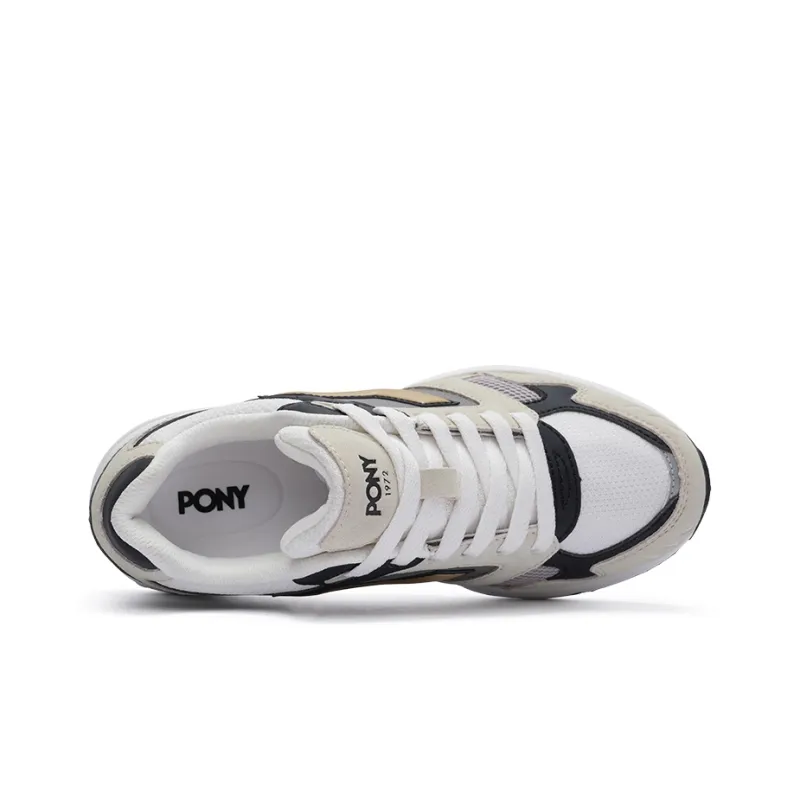 PONY MJ 72 Cushioned Slip Resistant Low Top Casual Running Shoes Unisex Beige Gray-2