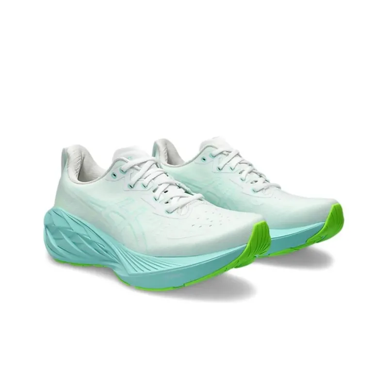 Asics Novablast 4 White Illuminate Mint Women's-2