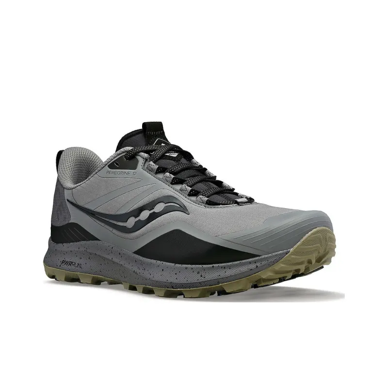 saucony Peregrine ICE+ 3 'Gravel Black'-2