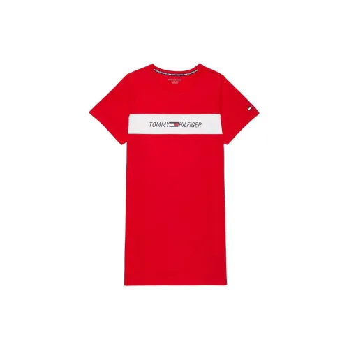 Tommy Hilfiger Short-Sleeved Dresses Women's Red