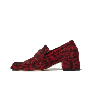 MIISTA Loafers 4.5cm Women's Red