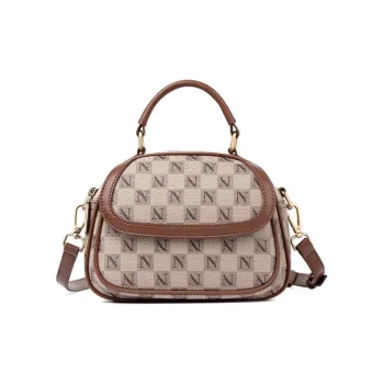 TUCANO PVC Handbag, Shoulder Bag, Crossbody Bag Trumpets Women's Khaki
