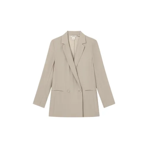 CLUB MONACO Business Suits Women's Beige Brown