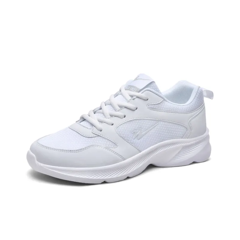 Binary Low Top Running Shoes Men's White-1